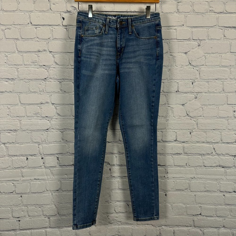 Mossimo Supply Co. Women's Power Stretch Denim High Rise Skinny Jeans, Size 6/S‎